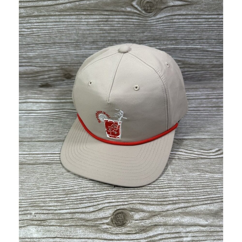 Swannies Golf Tan Rope Breakfast Baseball Bloody Mary SnapBack Course Hat Cap